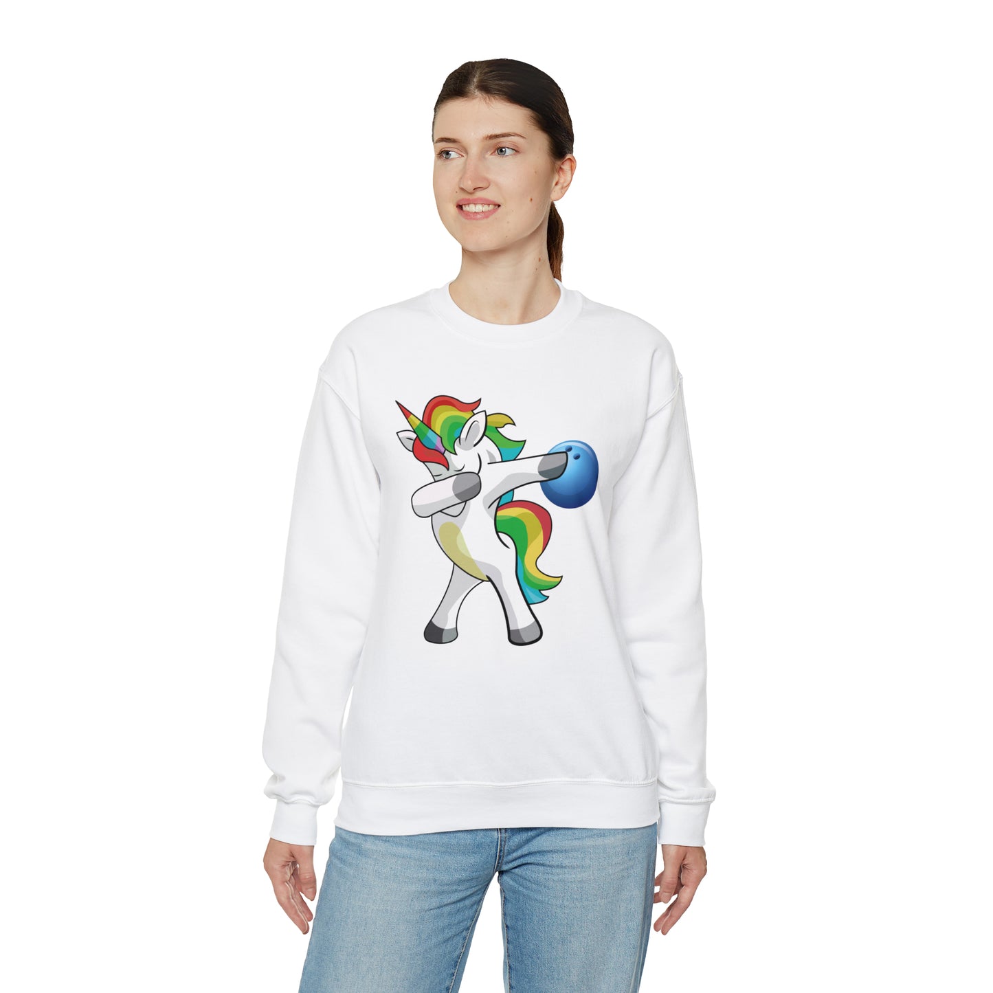 Dabbing Unicorn Crewneck Sweatshirt