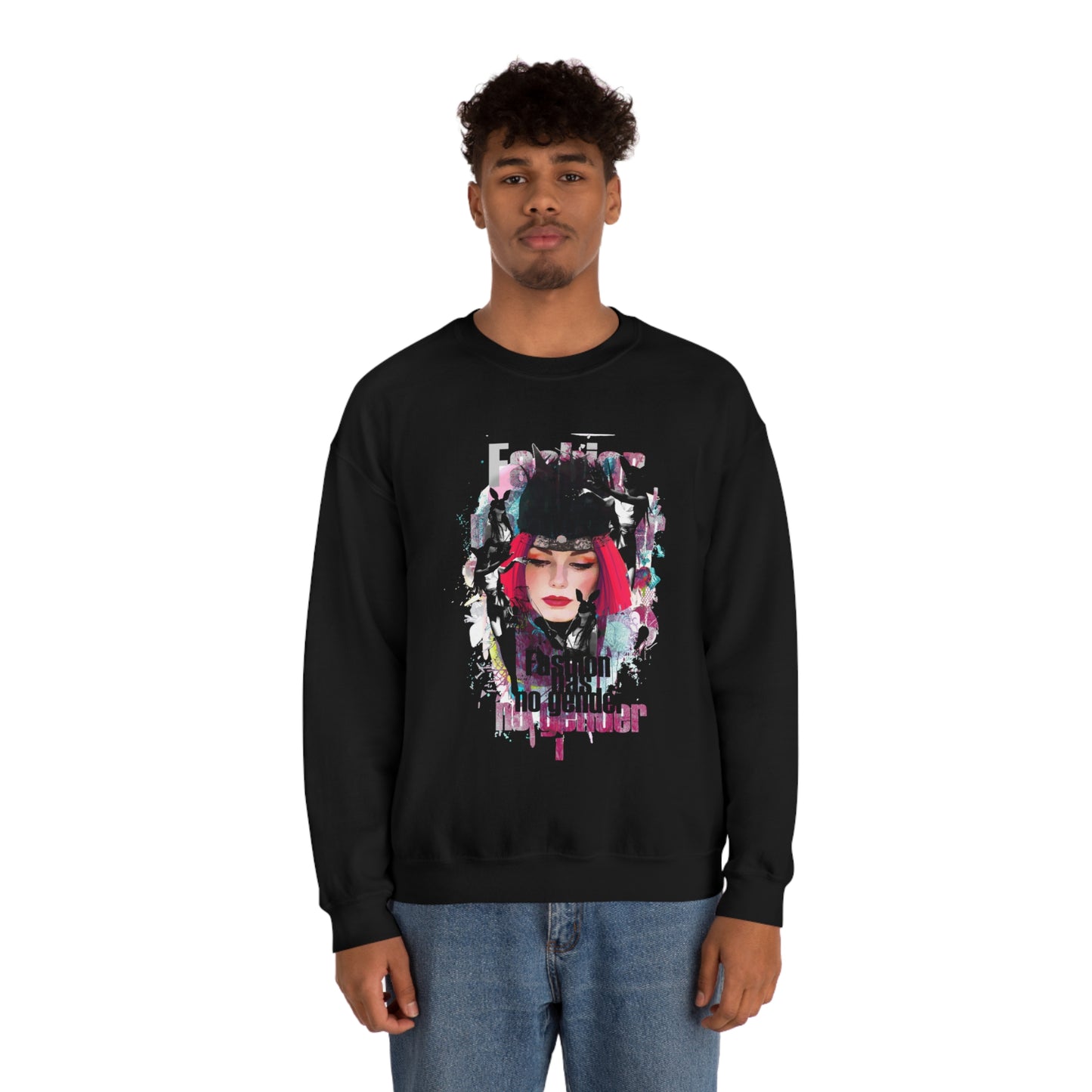 Fashion Has No Gender Crewneck Sweatshirt