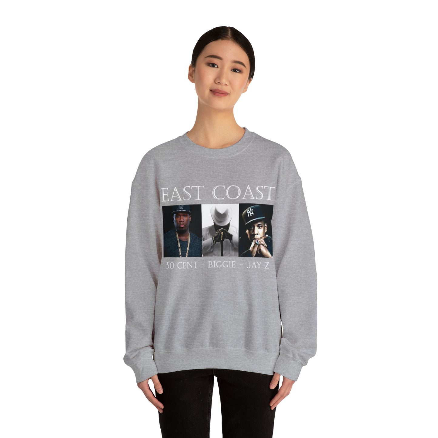 East Coast rappers Crewneck Sweatshirt