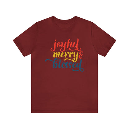 Joyful-Merry-blessed Christmas T-Shirt