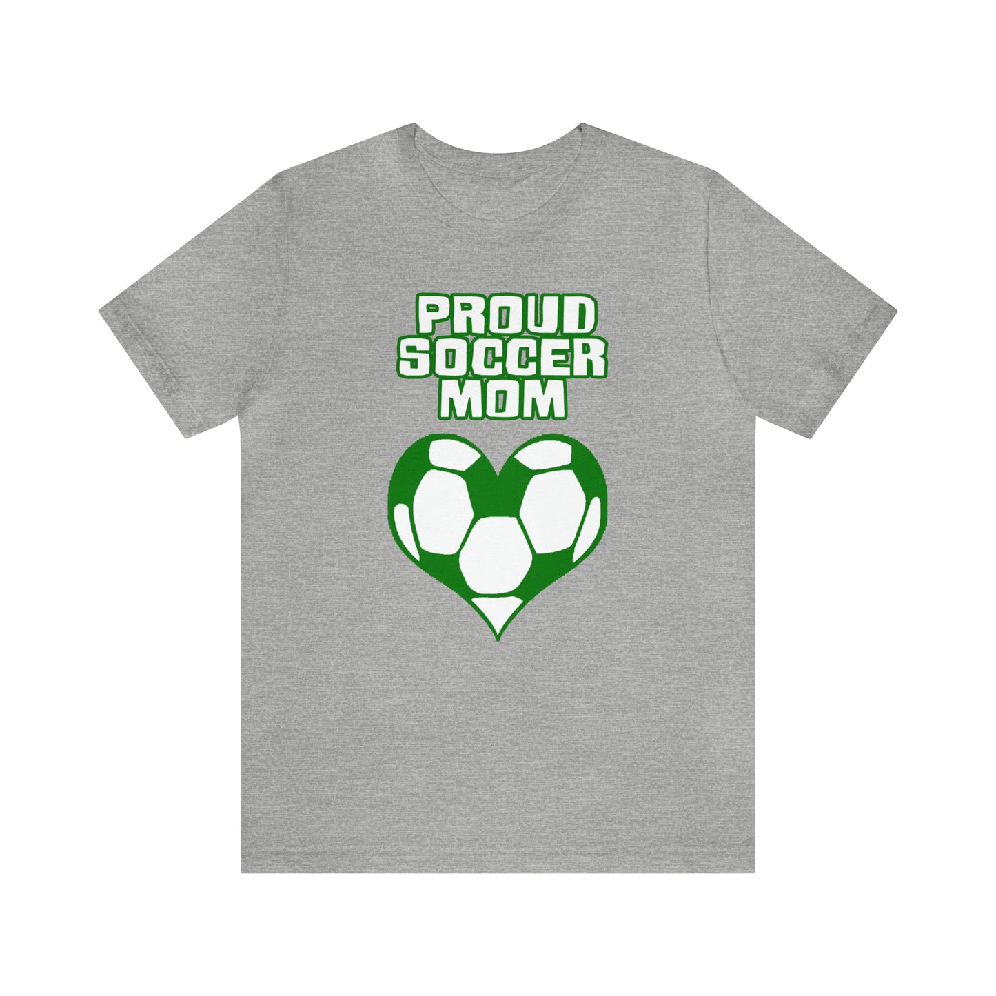 Proud -soccer-mom Heart T-Shirt