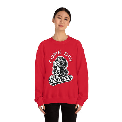 Dive with me Crewneck Sweatshirt