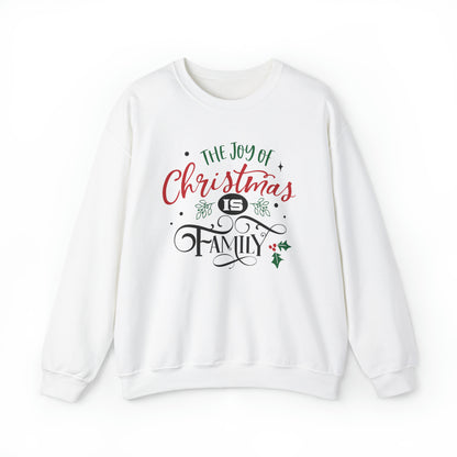 The joy of Christmas is family Crewneck Sweatshirt