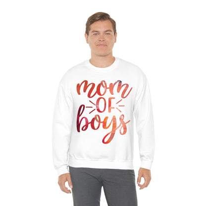 mom of boys Crewneck Sweatshirt