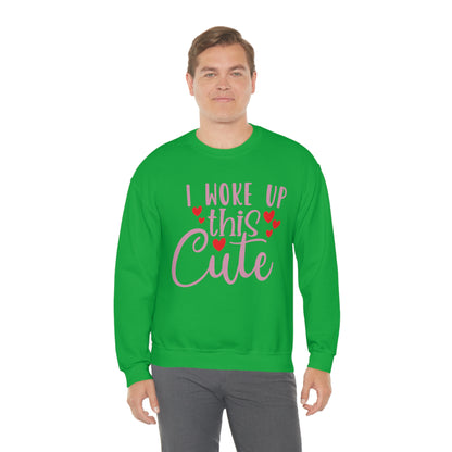 I Woke Up This Cute Crewneck Sweatshirt