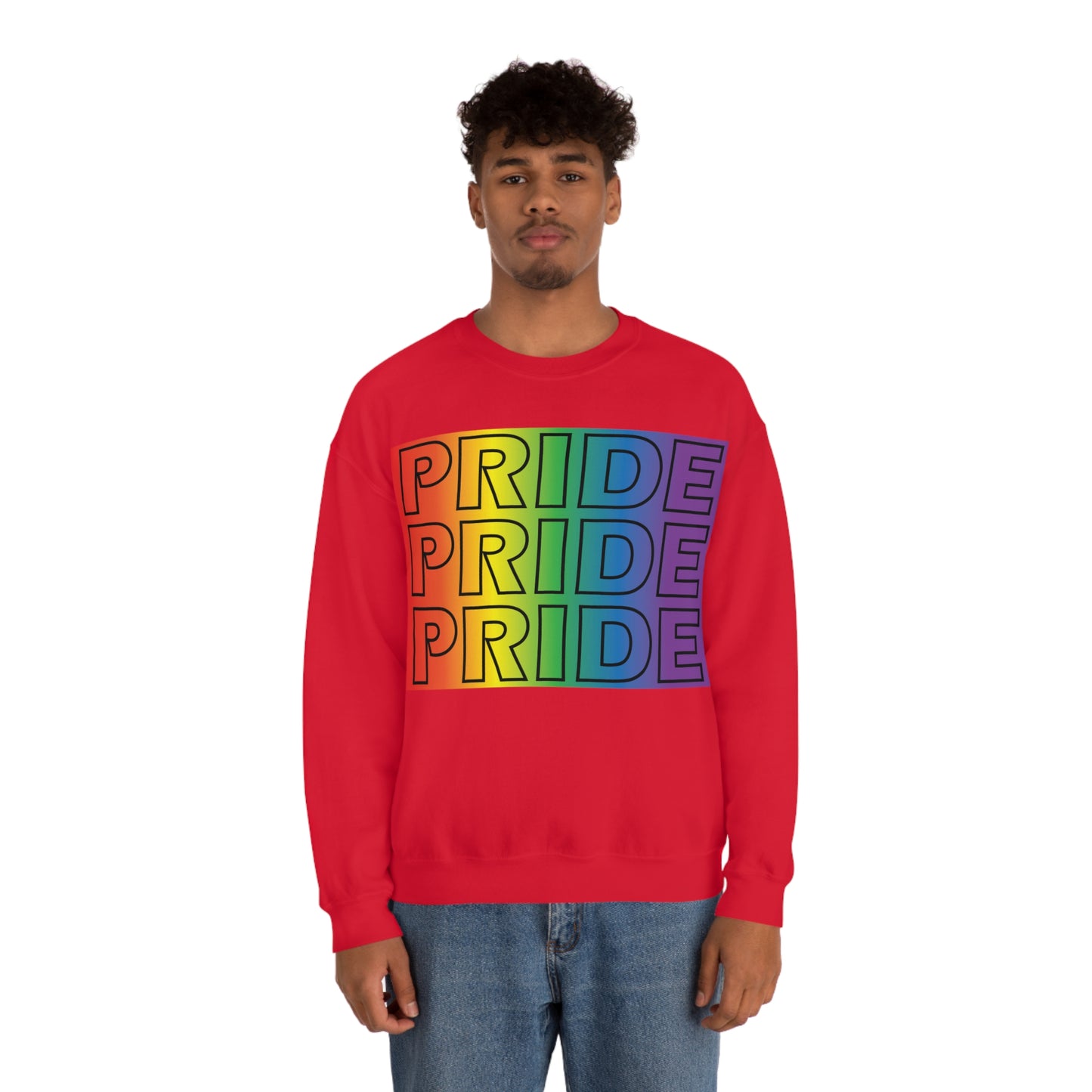 Pride Pride Pride Crewneck Sweatshirt