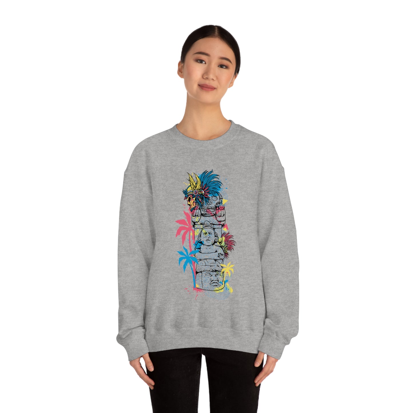 Hawaiian Buddha Crewneck Sweatshirt