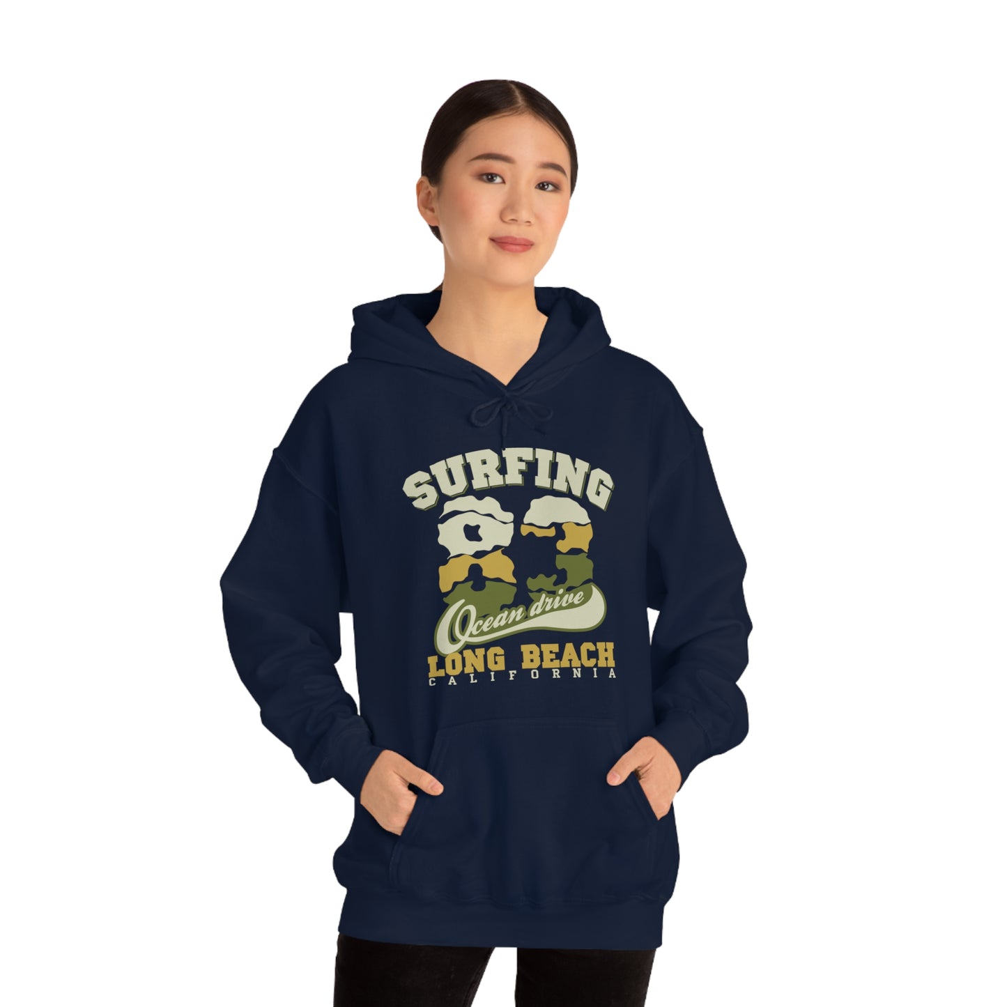 Long Beach Surfing Hoodie