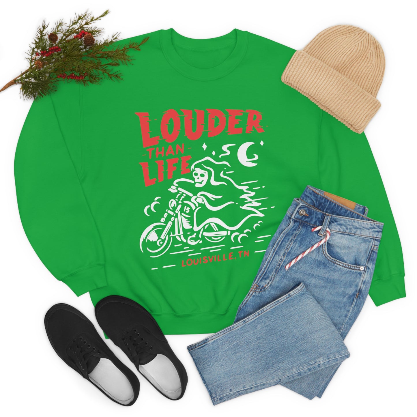 louder than life Crewneck Sweatshirt