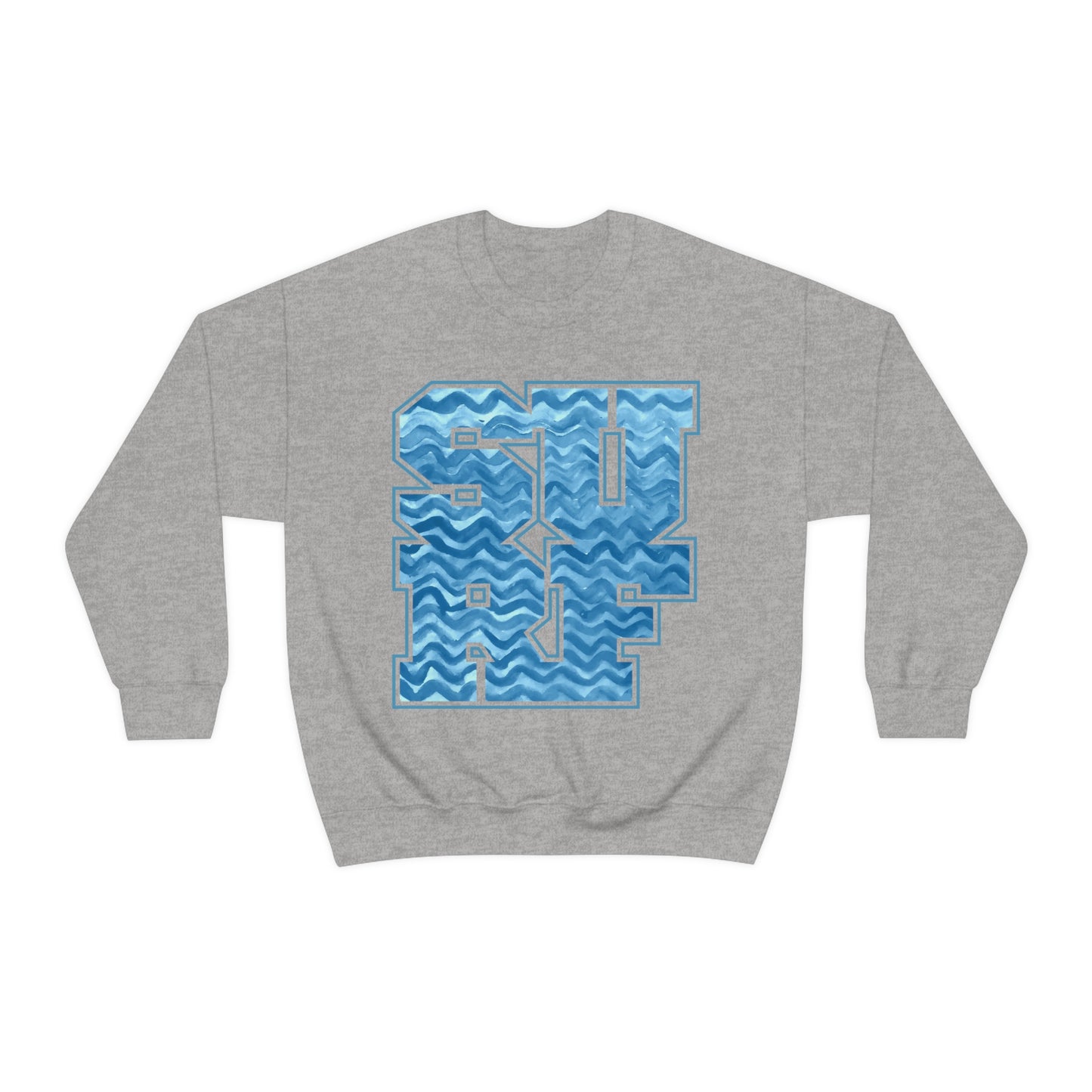 Surf Wavy Crewneck Sweatshirt