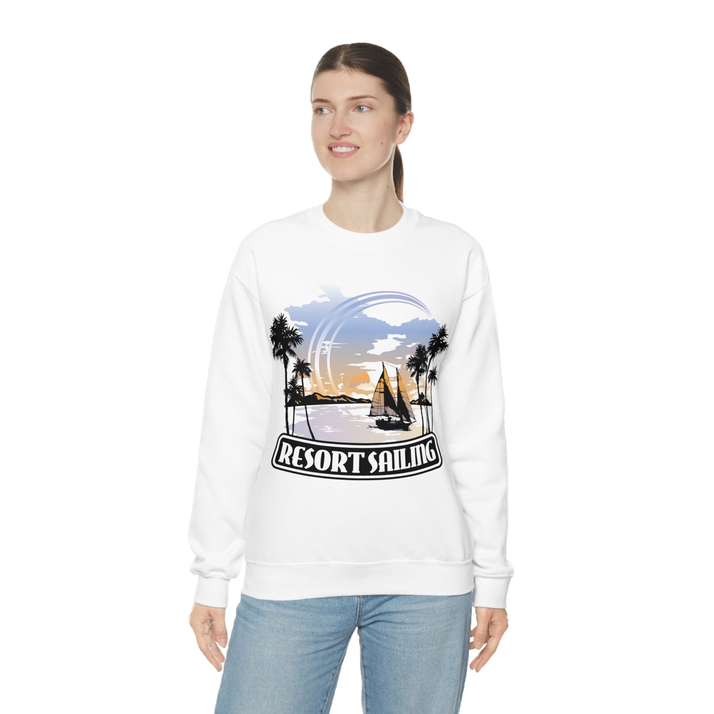 Resort Sailing Crewneck Sweatshirt