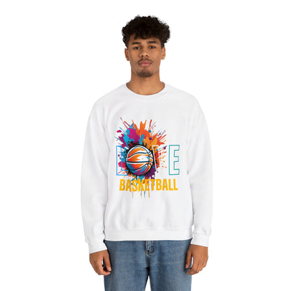 Love basketball Crewneck Sweatshirt