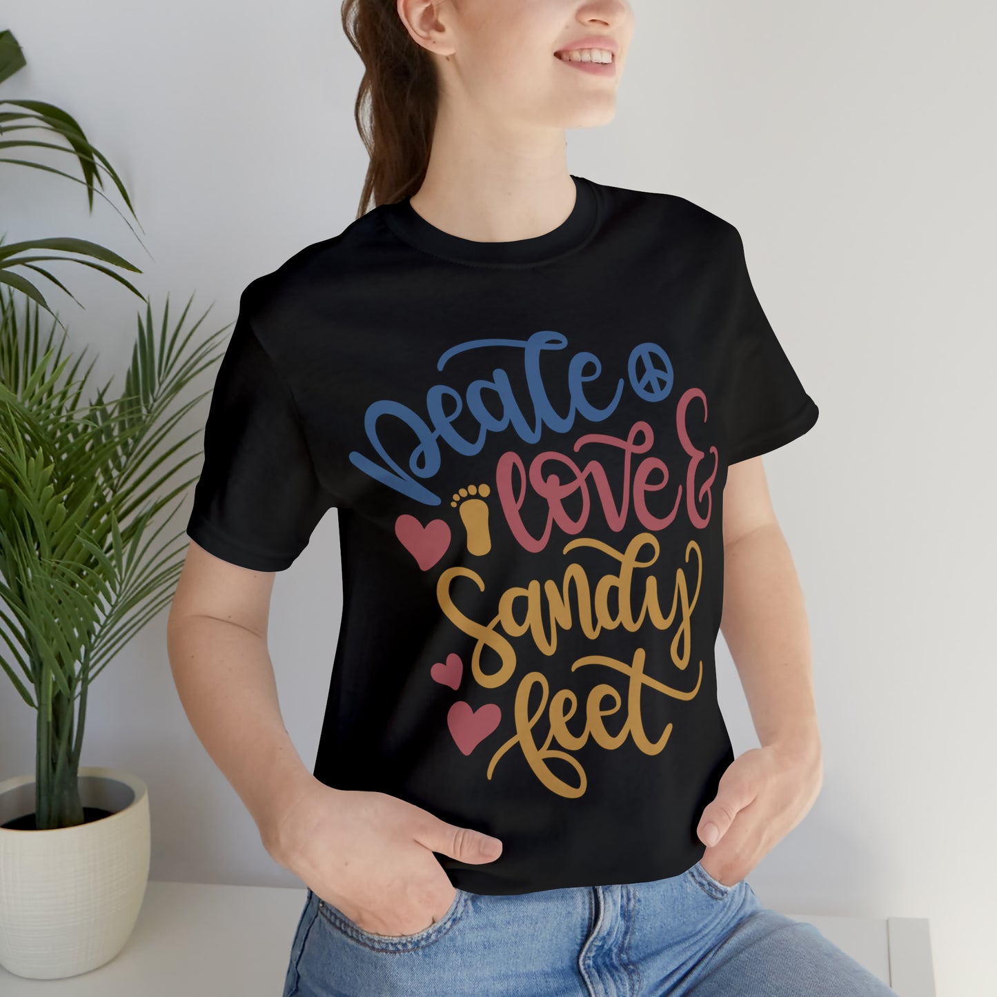 Peace_love_and_sandy_feet T-Shirt