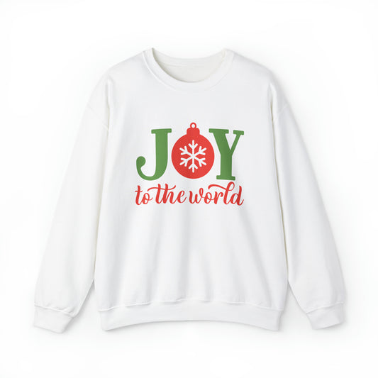 Joy To The World Christmas Crewneck Sweatshirt