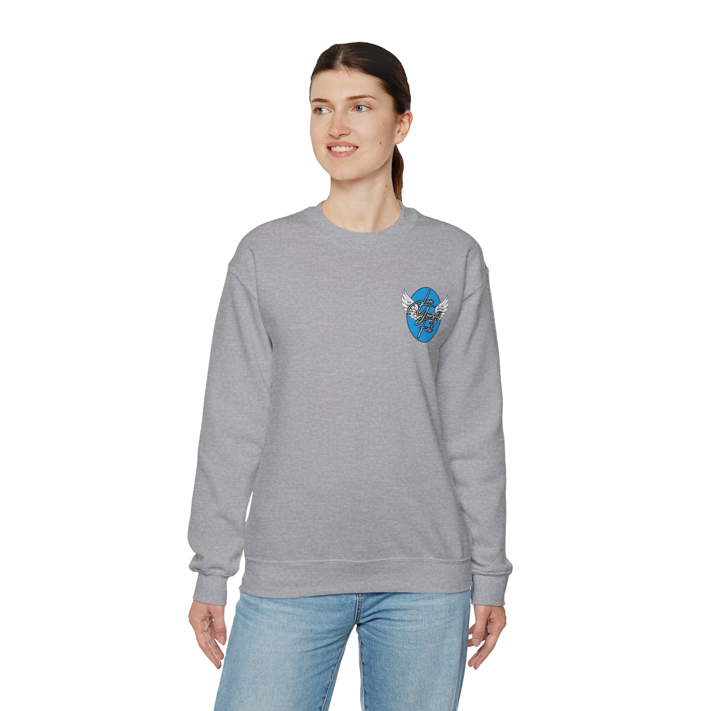 Love yourself first Crewneck Sweatshirt