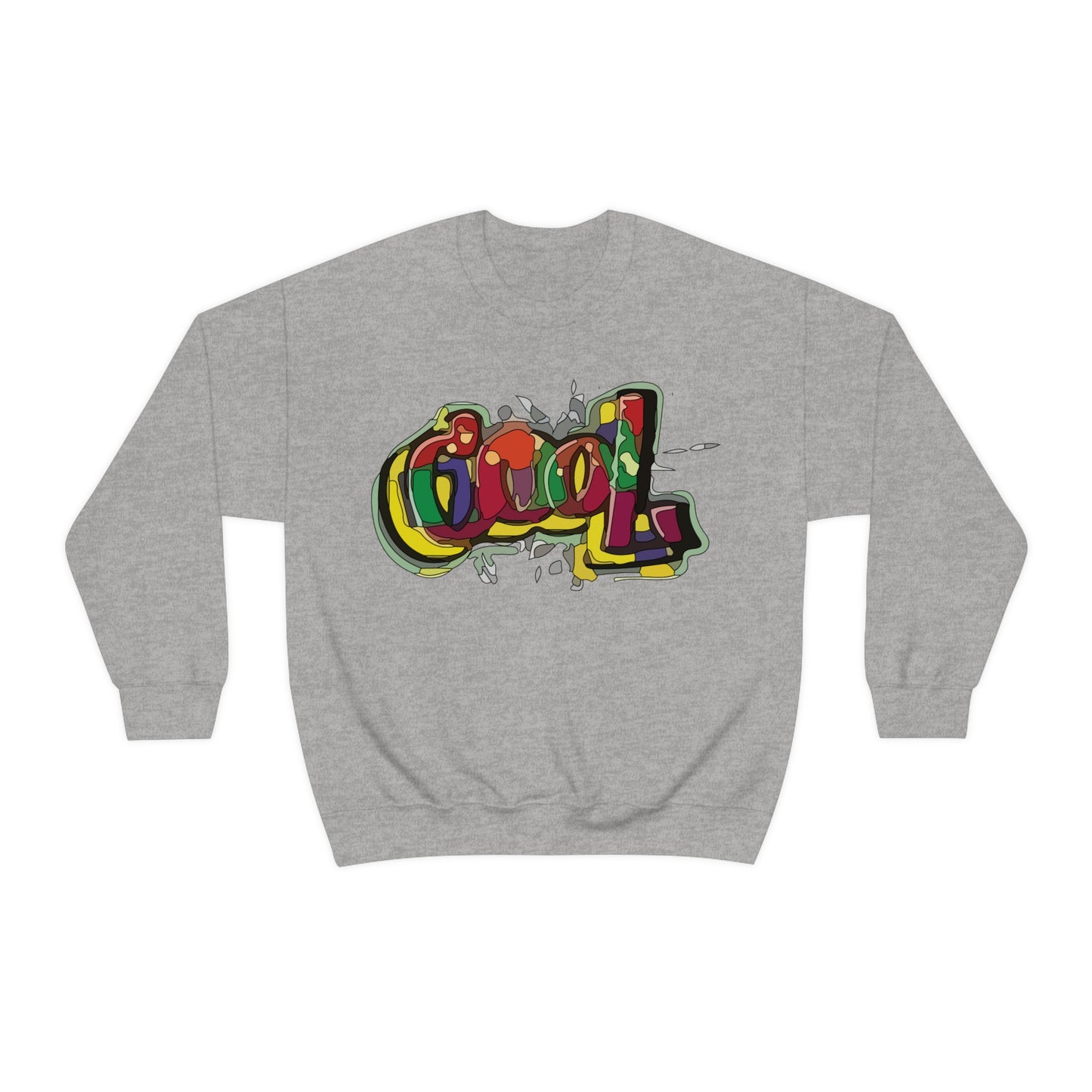 Colorful Cool graffiti Crewneck Sweatshirt