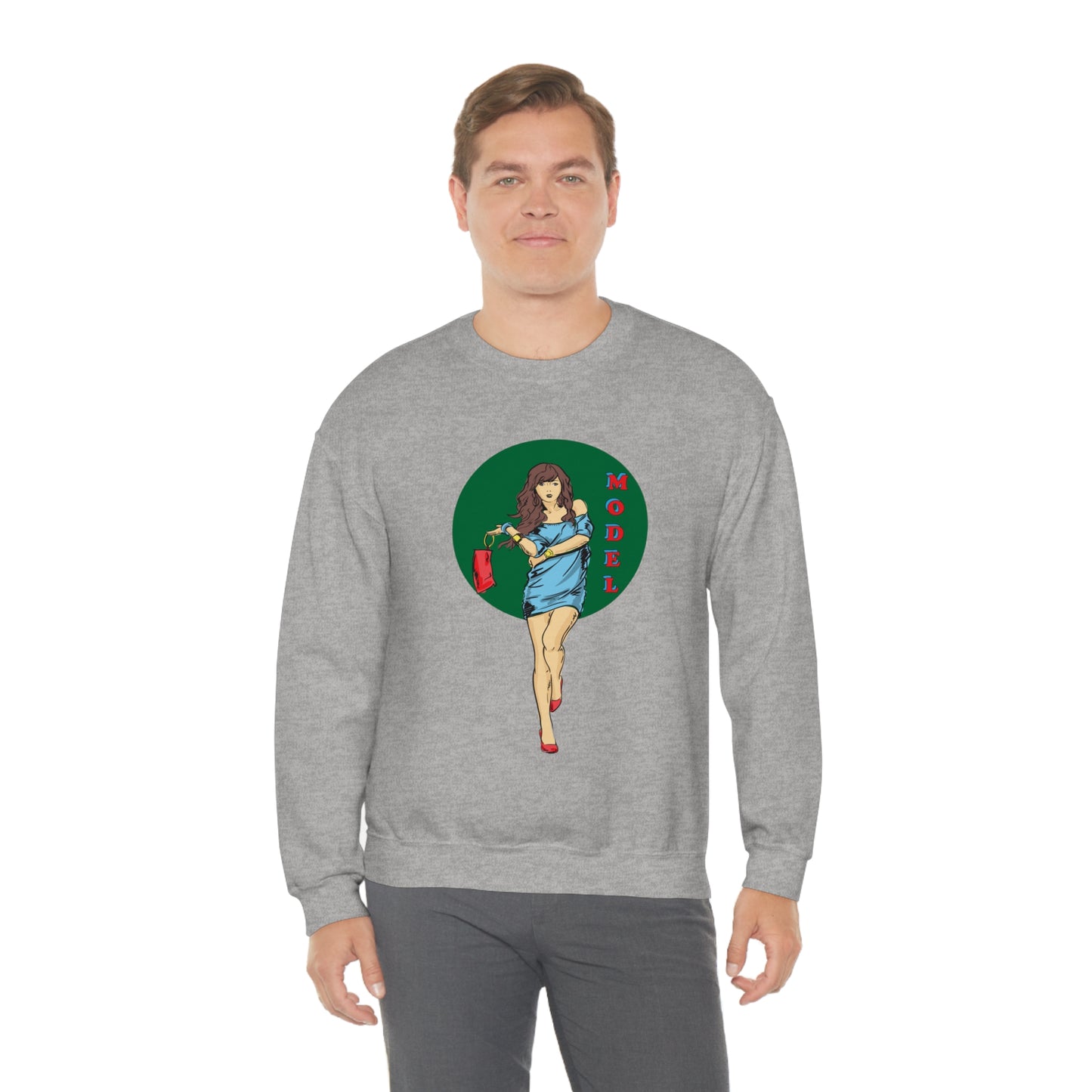 Model girl Crewneck Sweatshirt