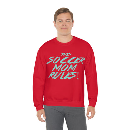 Soccer mom rules Crewneck Sweatshirt