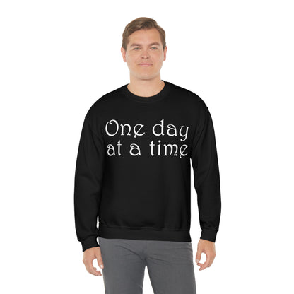 One-Day-at-a-time Crewneck Sweatshirt