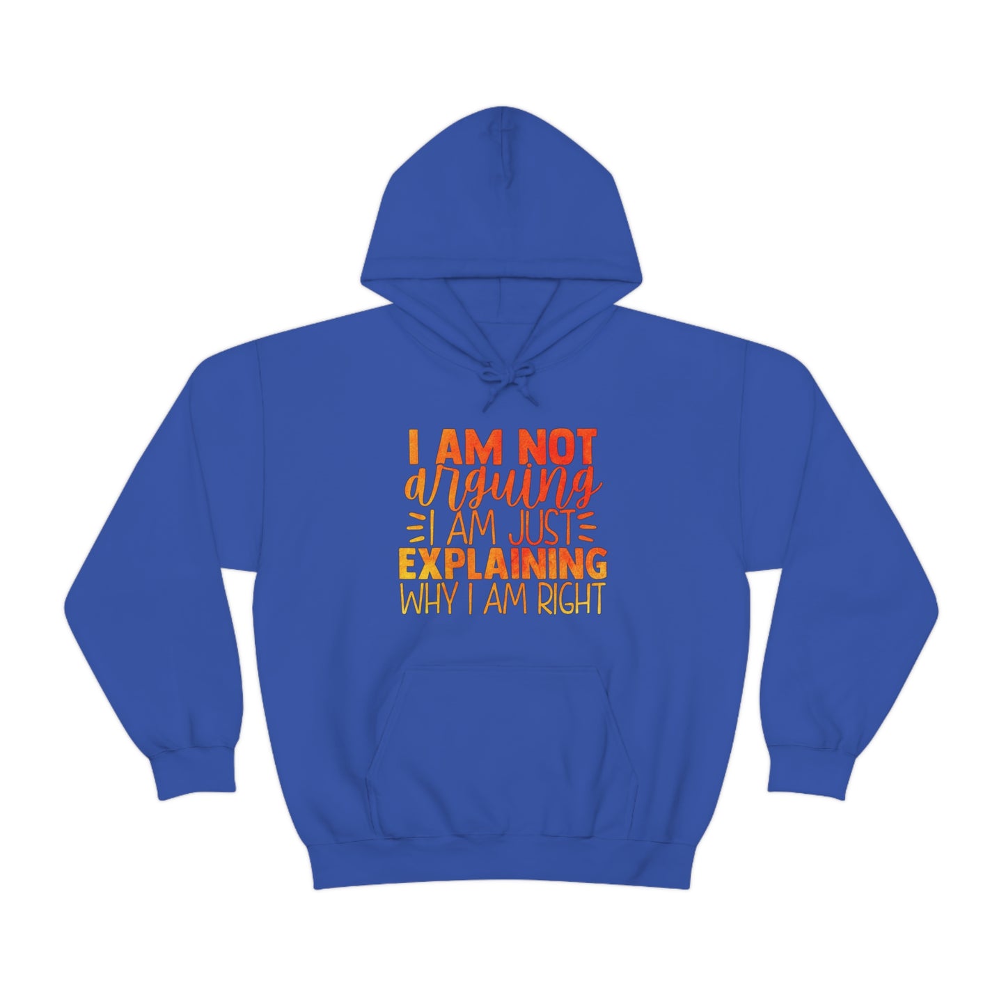 I Am Not Arguing I Am Just Explaining Why I Am Right Hoodie