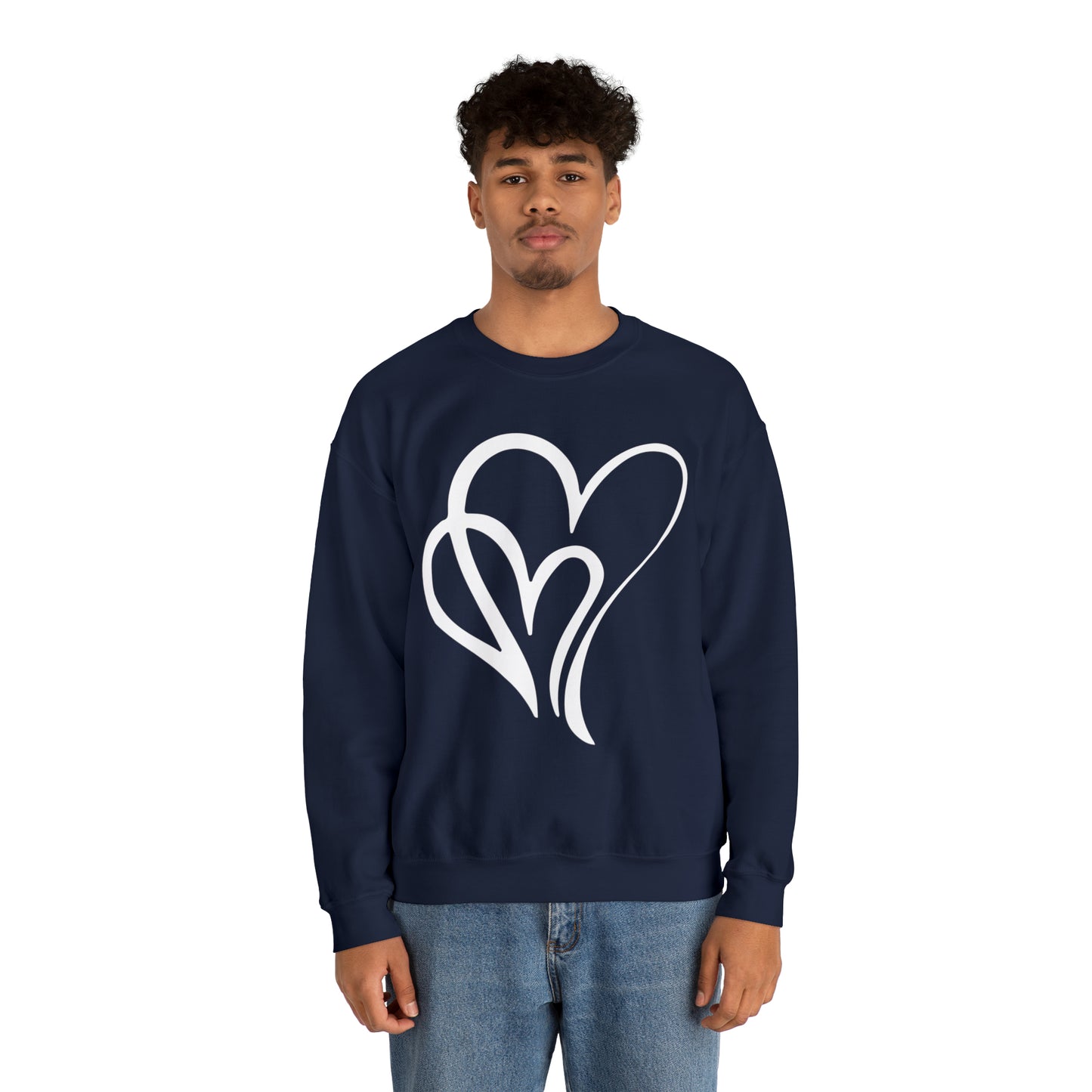 Love you 2 times Crewneck Sweatshirt