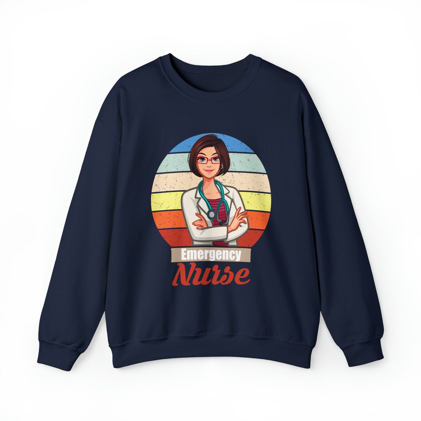 Emergency Nurse Crewneck Sweatshirt