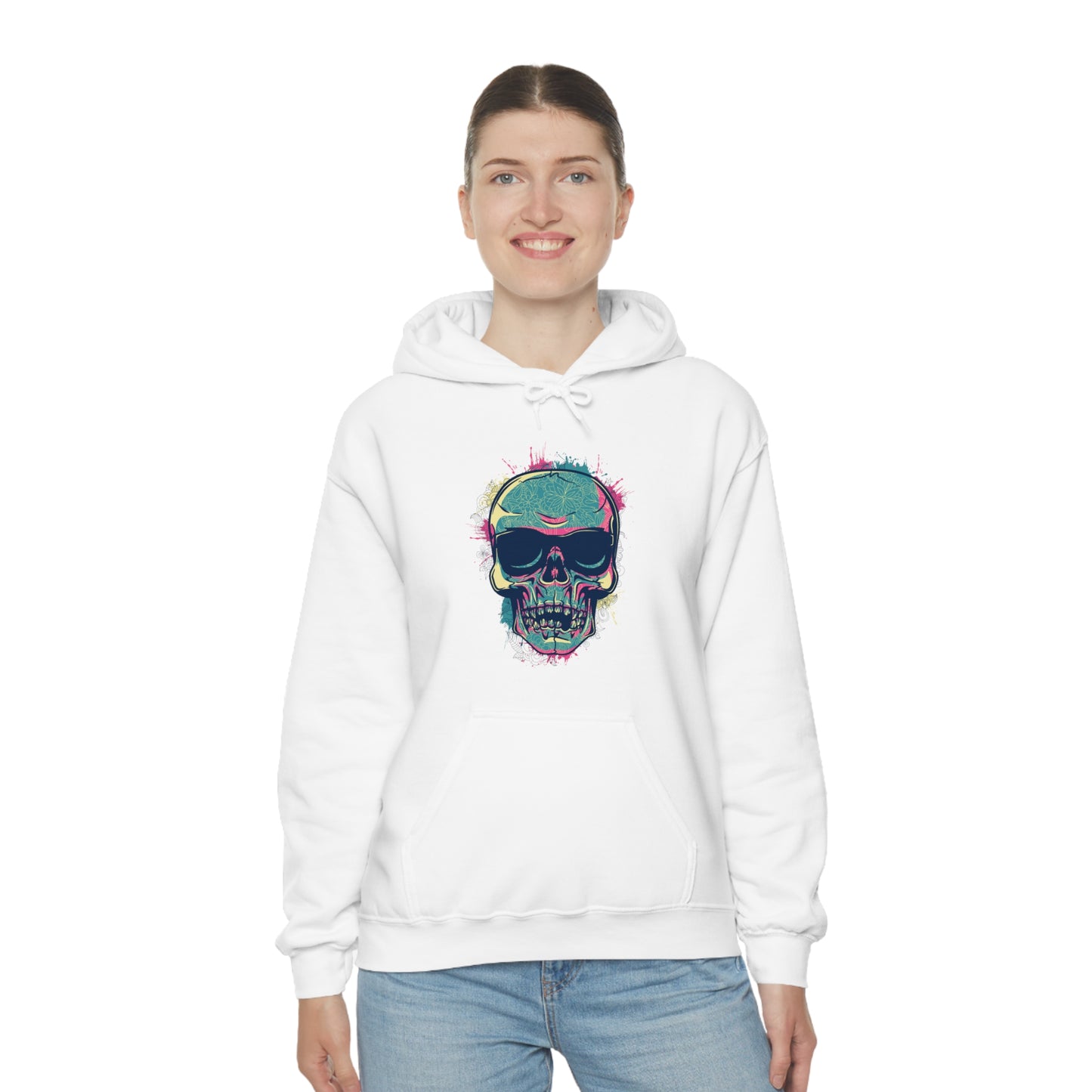 South Beach Skull Hoodie