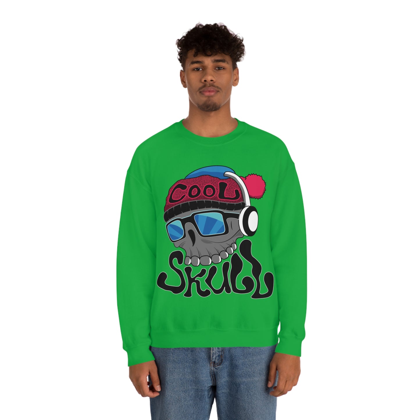 Cool Skull Crewneck Sweatshirt