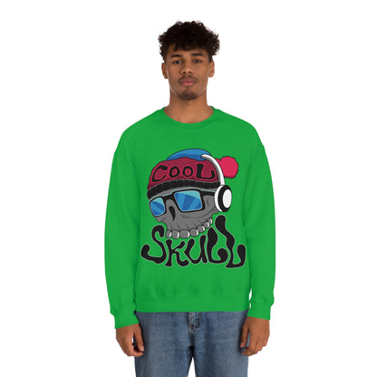 Cool Skull Crewneck Sweatshirt