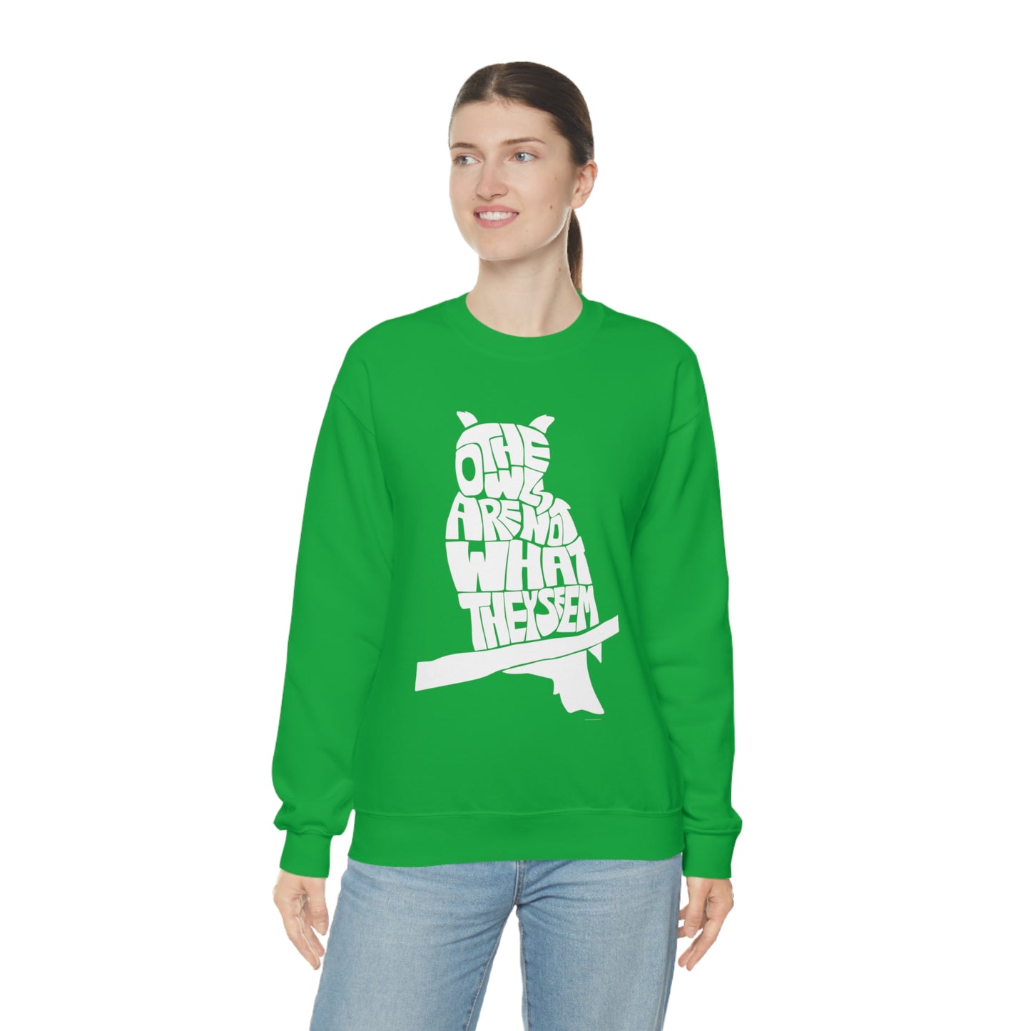 The Owls Are Not What They Seem Crewneck Sweatshirt