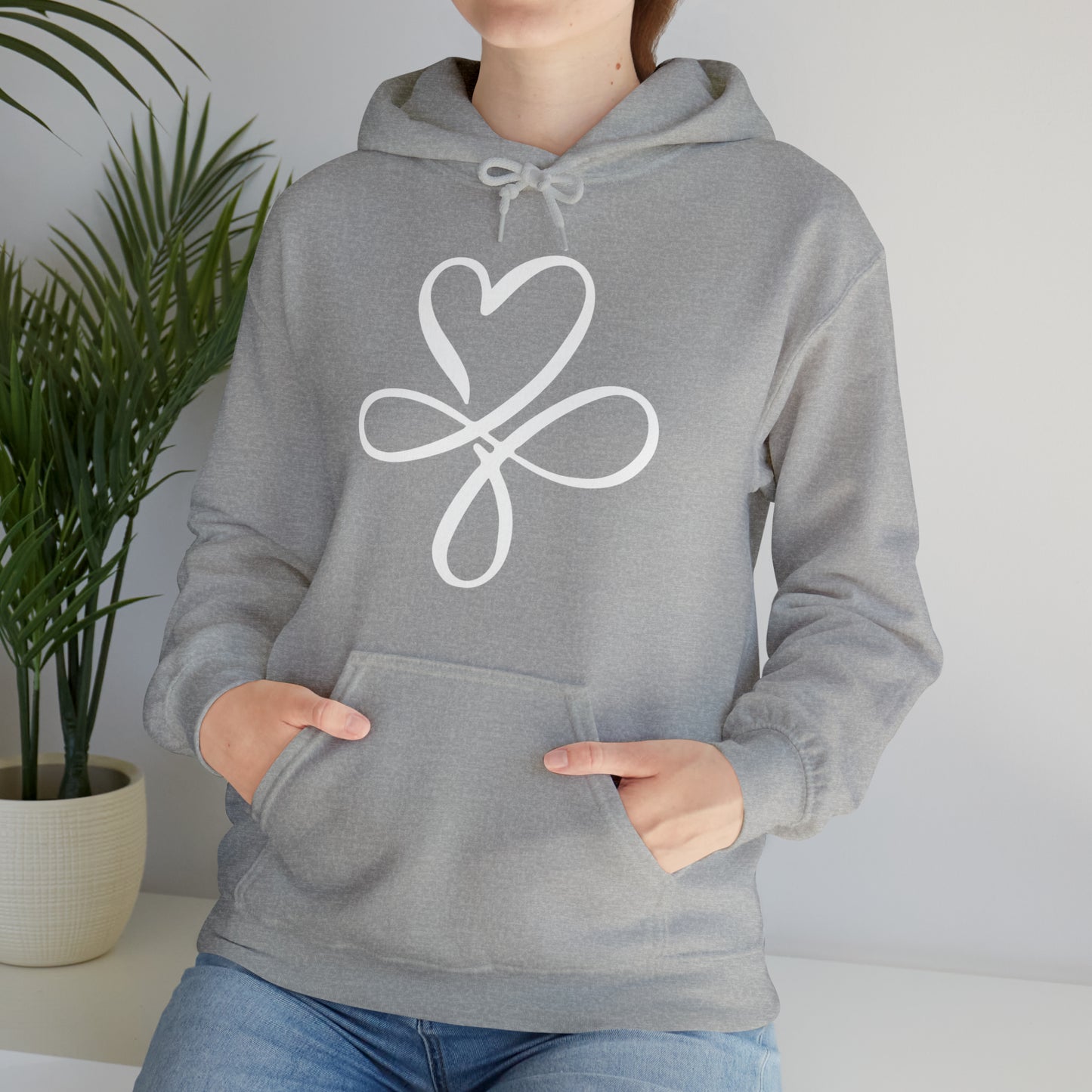 Heart symbol Love Infinity symbol Hoodie