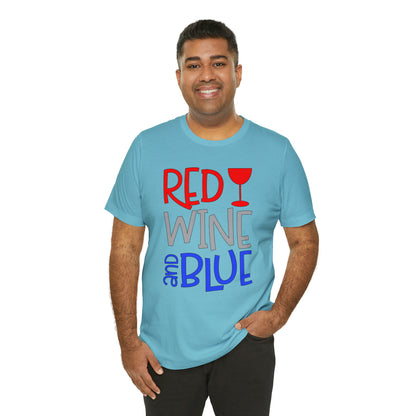 Red Wine Blue T-Shirt