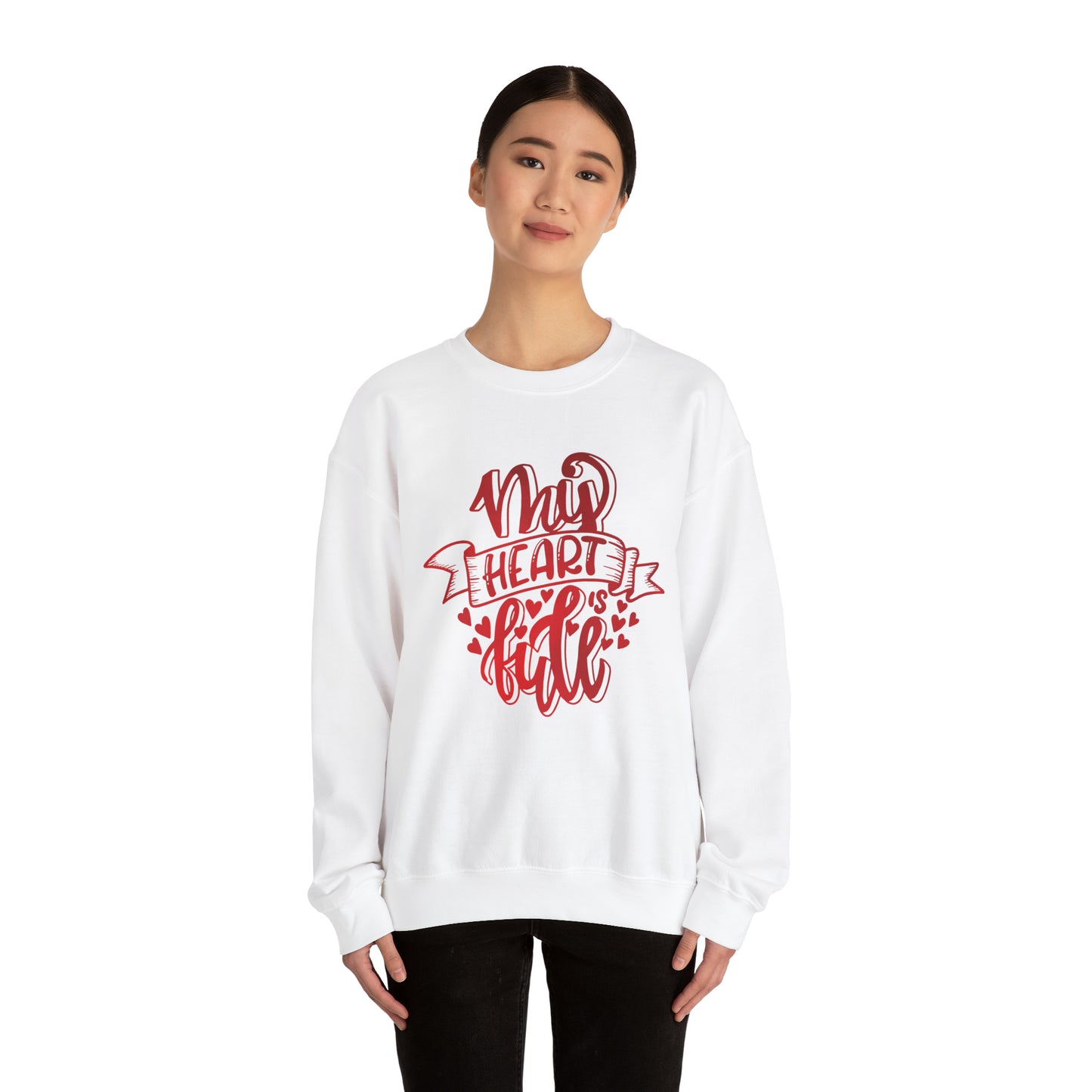 My heart is full Crewneck Sweatshirt