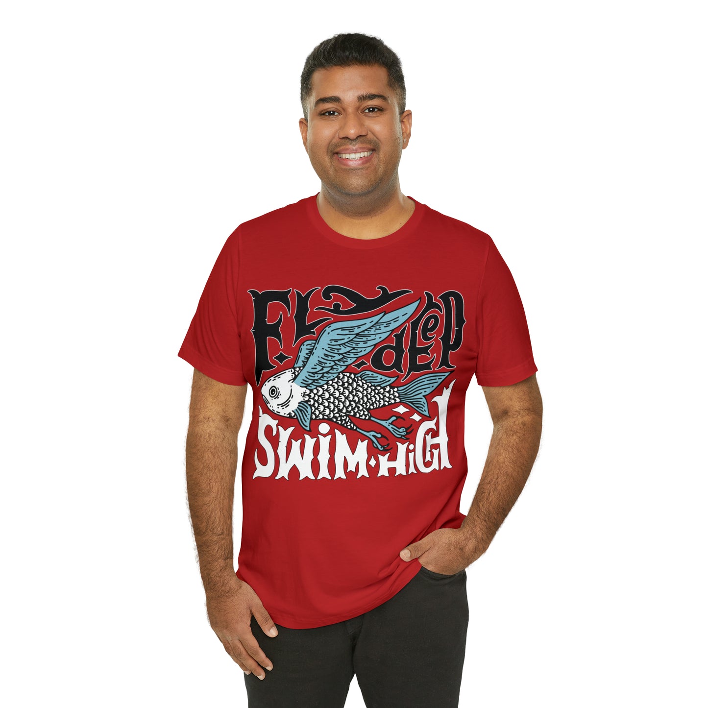 Fly deep swim high T-Shirt