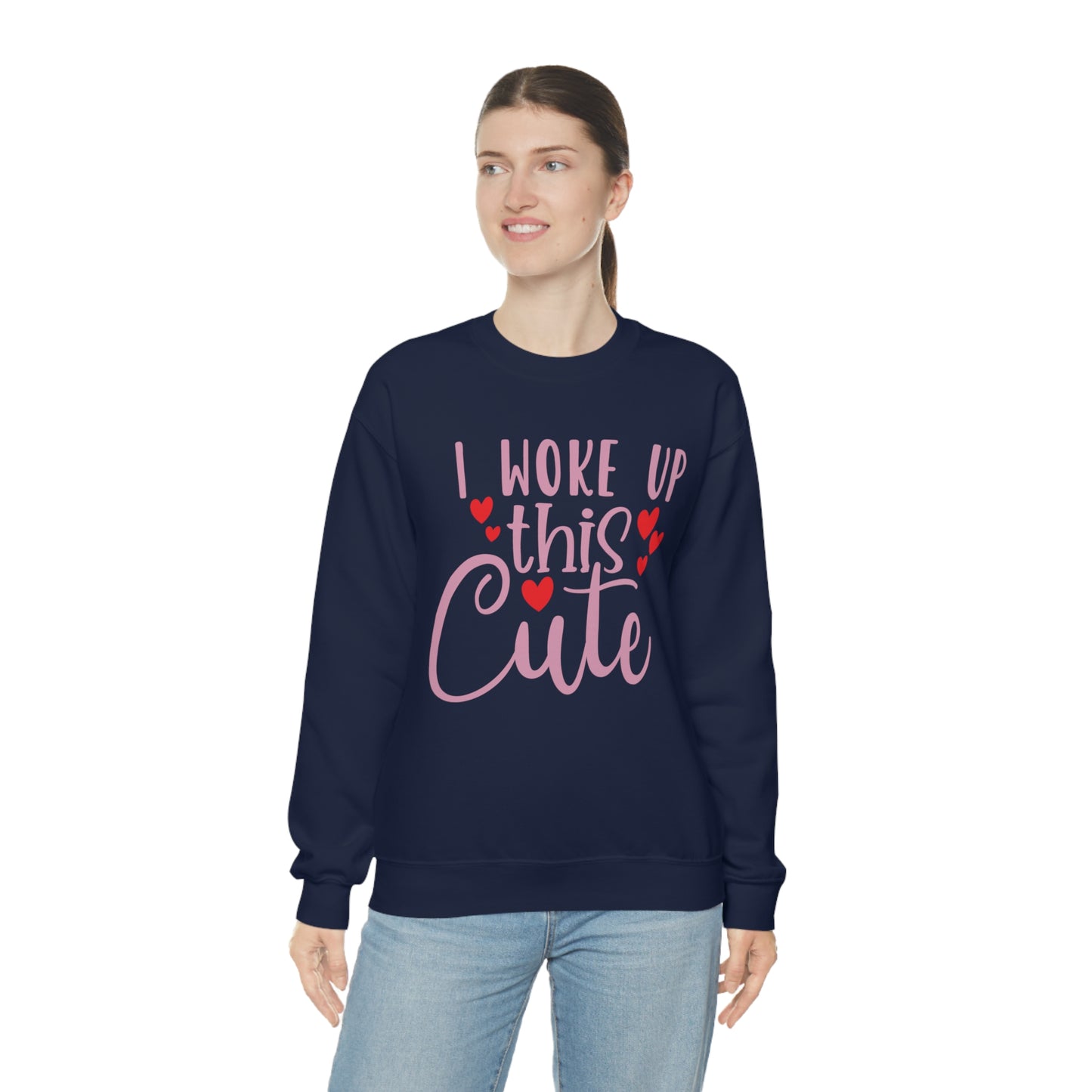 I Woke Up This Cute Crewneck Sweatshirt