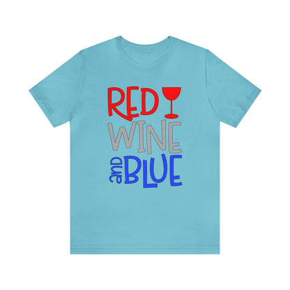 Red Wine Blue T-Shirt