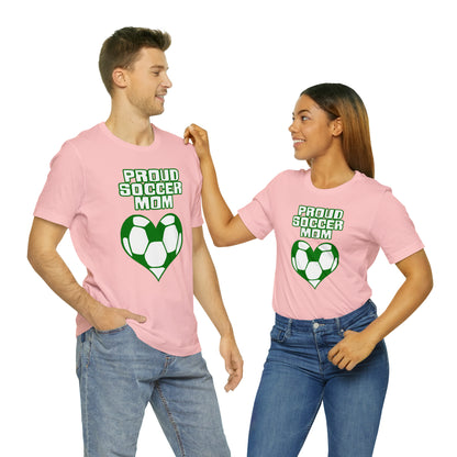 Proud -soccer-mom Heart T-Shirt