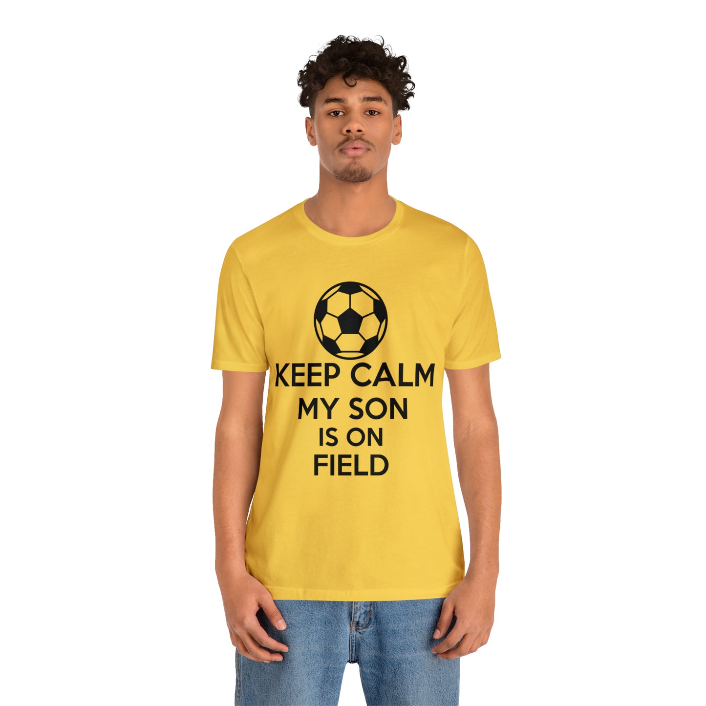 Keep calm my son is on the field T-Shirt