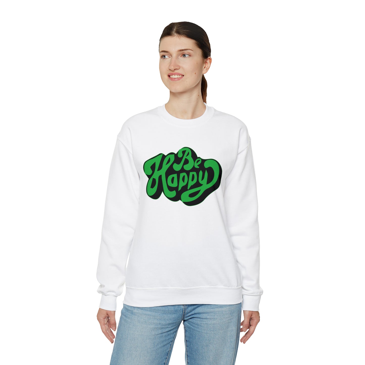 Be happy Crewneck Sweatshirt