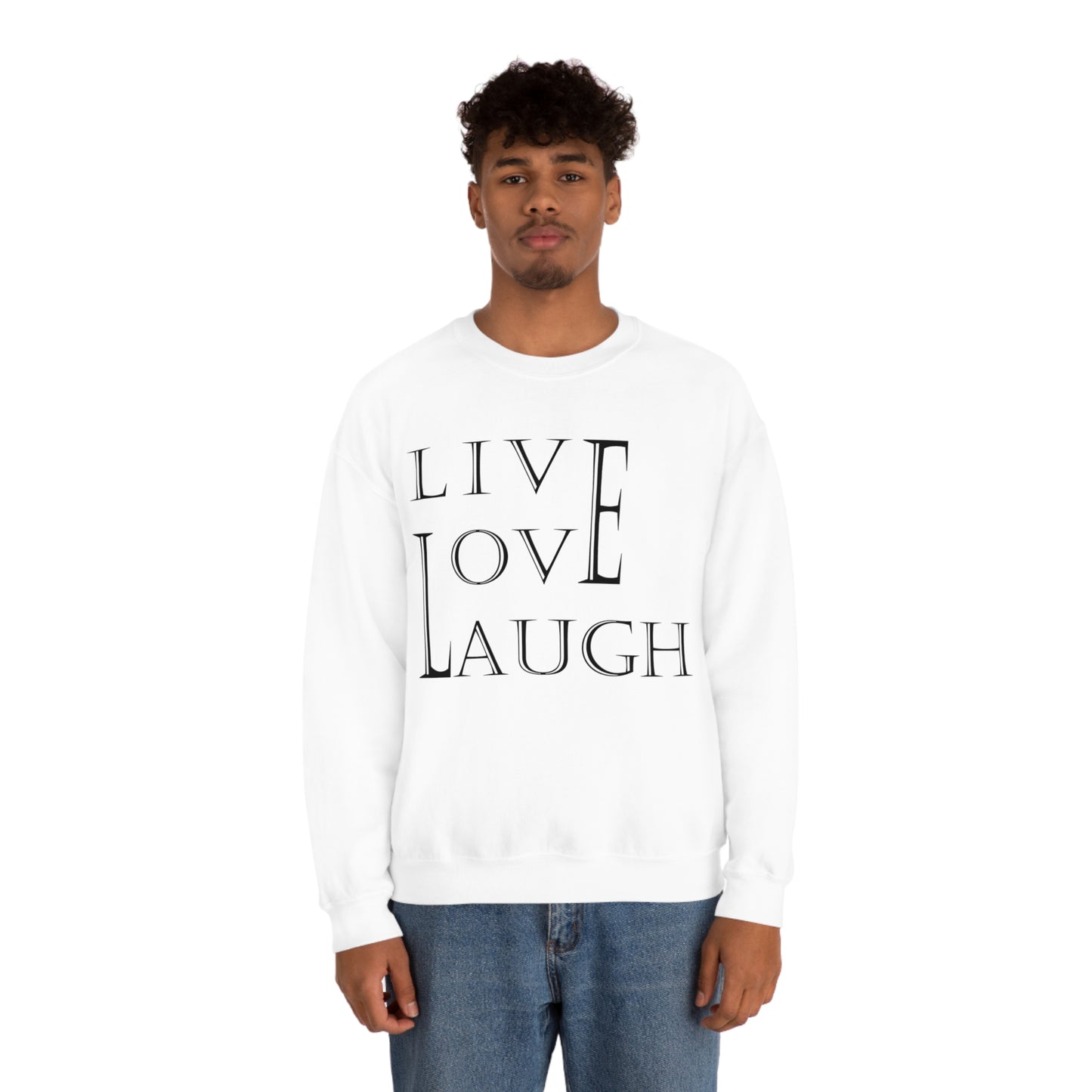 Live Love Laugh Crewneck Sweatshirt