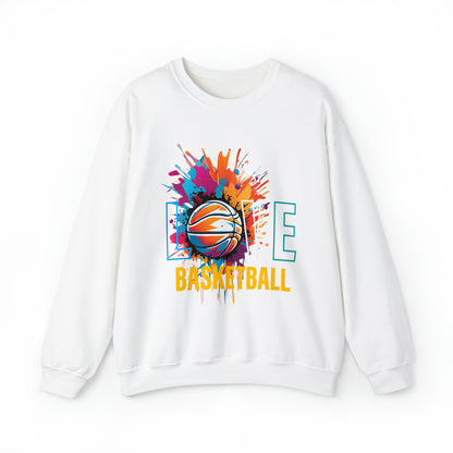 Love basketball Crewneck Sweatshirt