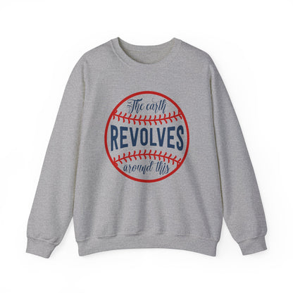 The Earth Revolves Around This Crewneck Sweatshirt