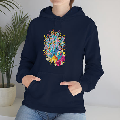 Colorful Peacock Hoodie