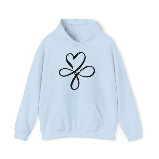 Heart symbol Love Infinity symbol Forever Hoodie