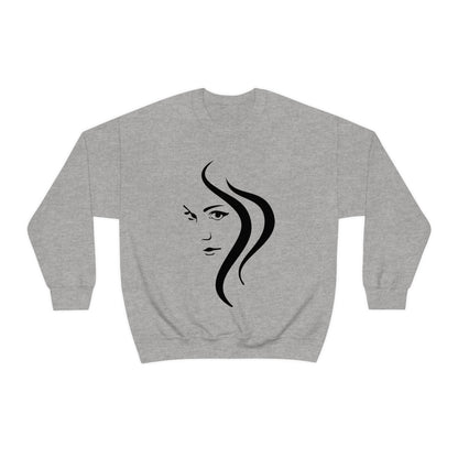 Beautiful face sexy eyes Crewneck Sweatshirt