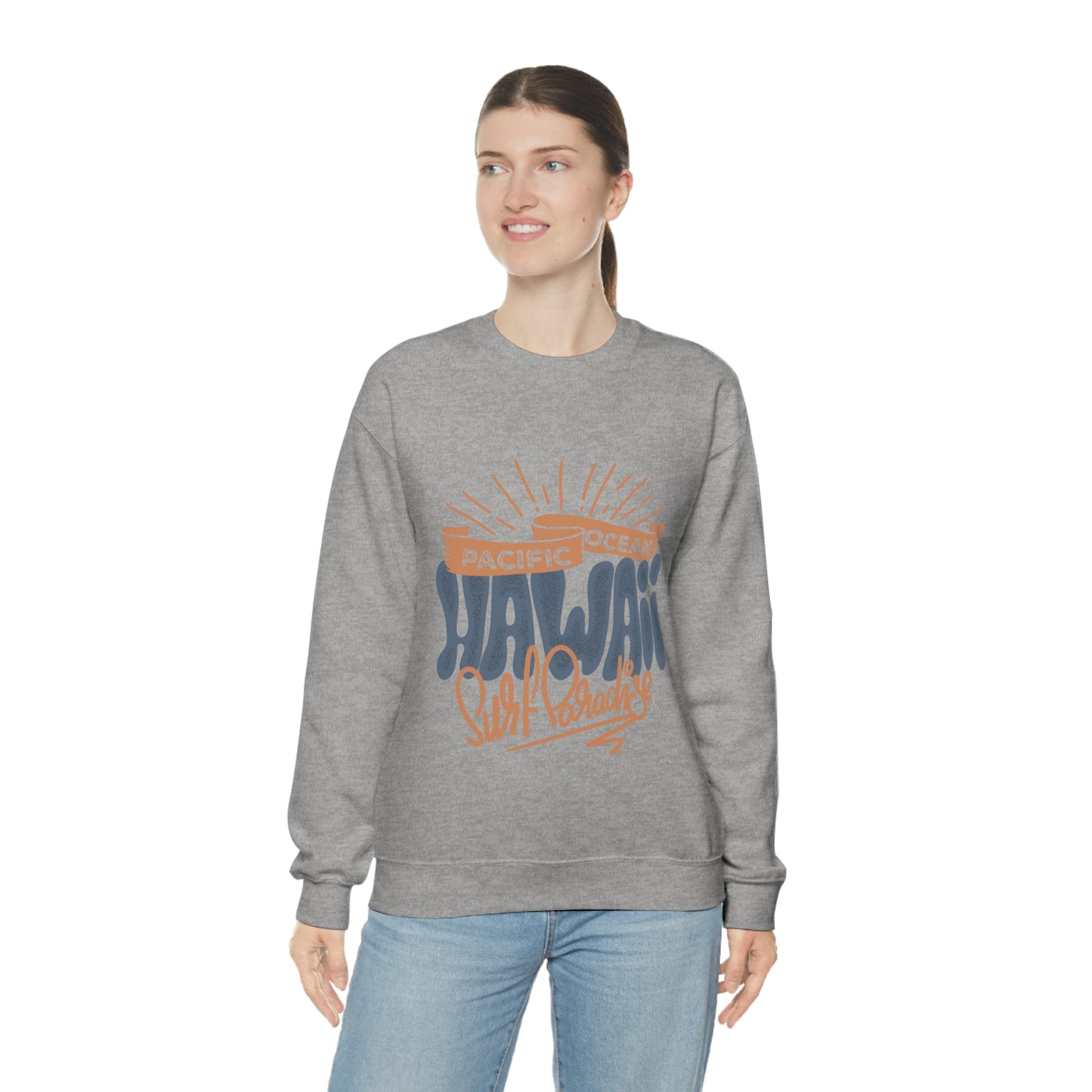 Hawaii Surf Paradise Crewneck Sweatshirt