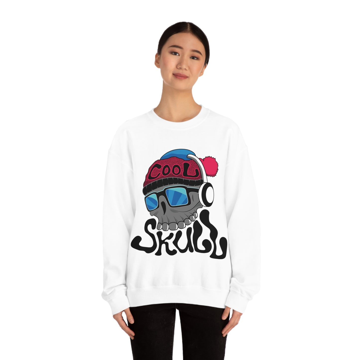 Cool Skull Crewneck Sweatshirt