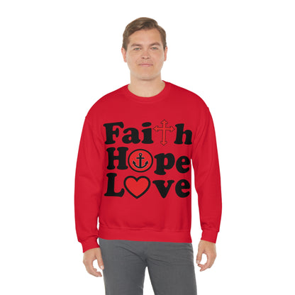 Faith Hope Love Crewneck Sweatshirt