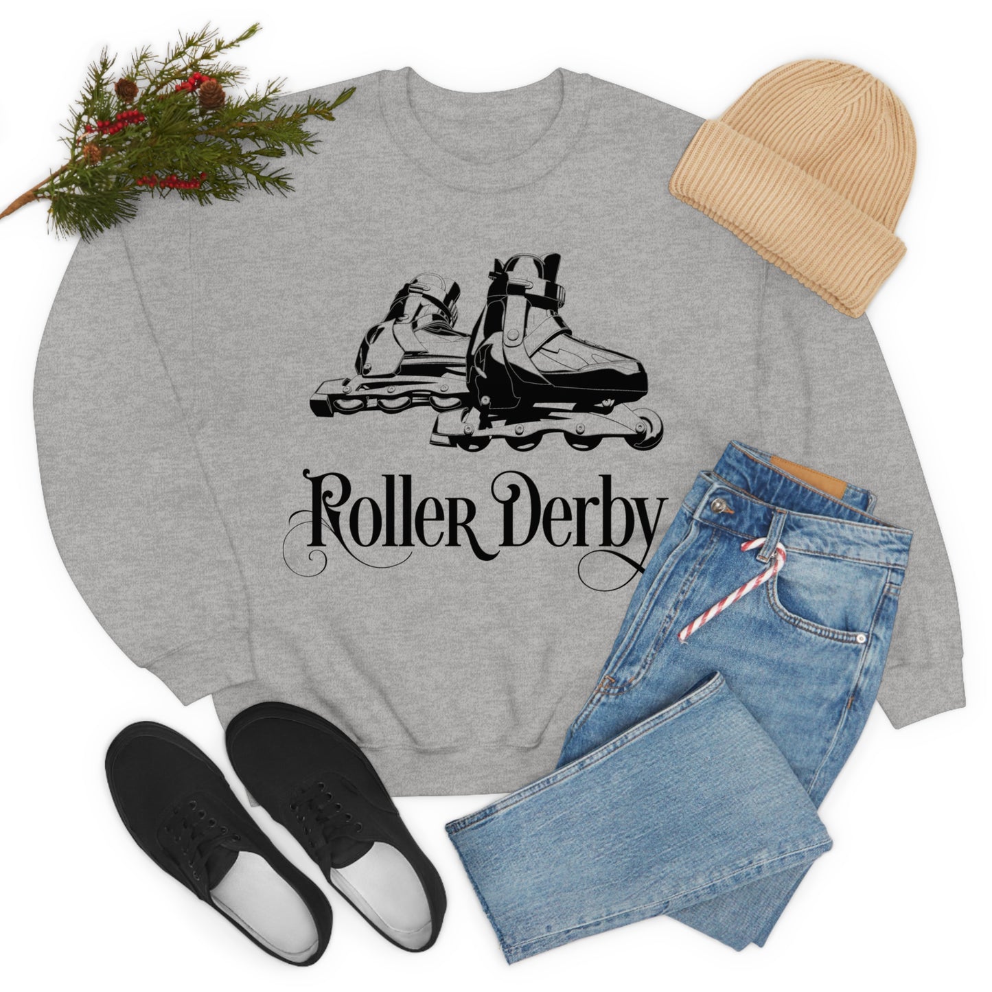 Roller Derby Crewneck Sweatshirt