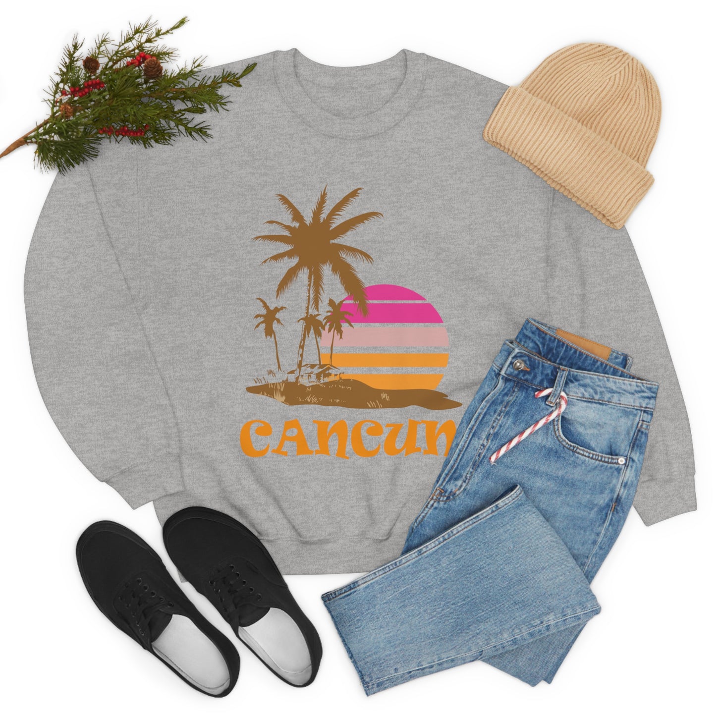 Cancun Vibe Crewneck Sweatshirt